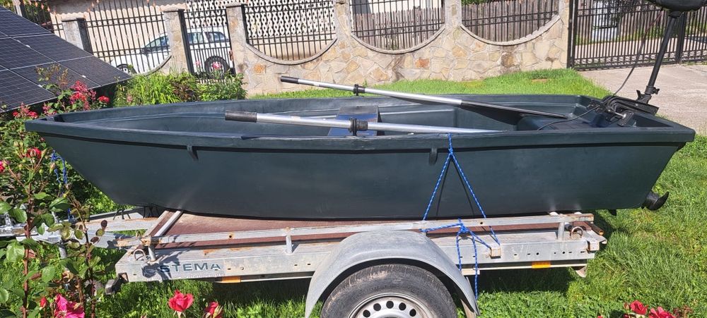 Barcă Pescuit + Motor Electric