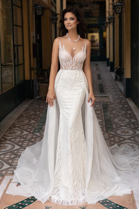 Rochie de mireasa La novia + voal + pantofi