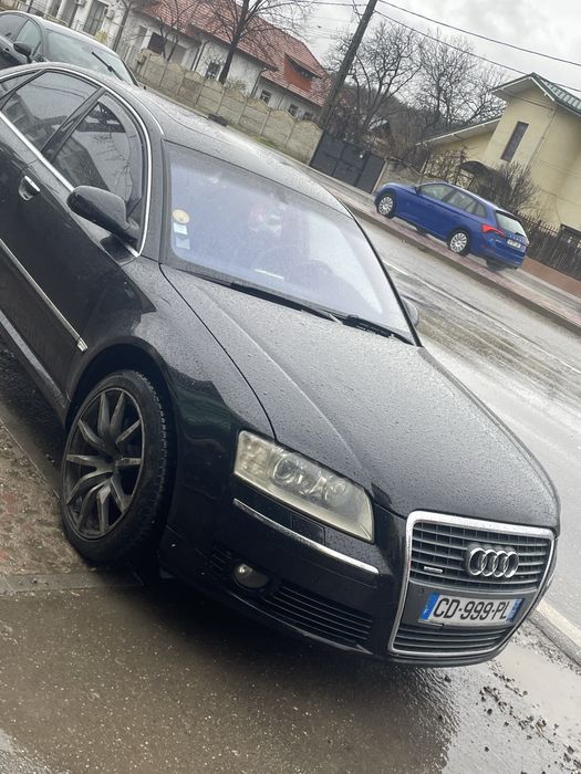 Dezmembrez Audi A8 d3 3.0 ASB/volan mahon/cutie/egr/usi/capotă/STOPURI/motor/faruri bi-xenon/aripi/perne/turbo/convertizor/statie bose/oglinzi/trager