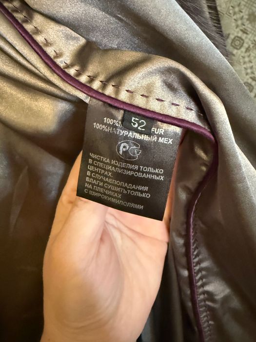 Норковая шуба б/у 1год