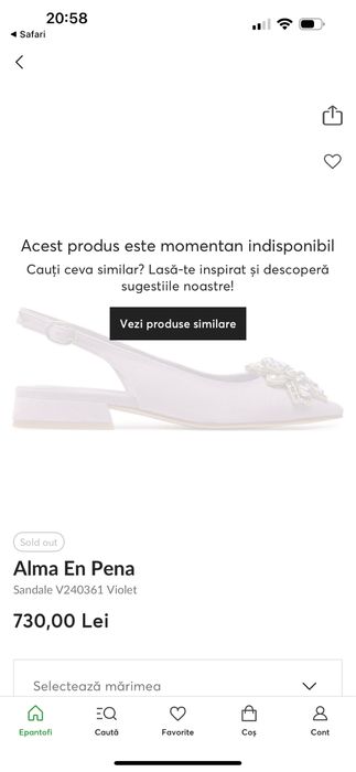 Balerini bijuterie Alma en Pena 37