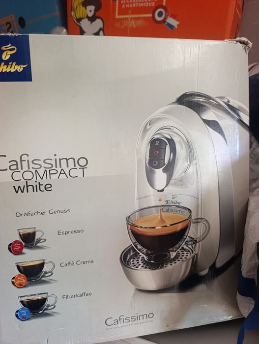 Espressor Tchibo Cafissimo Compact, 1.2 L, 15 bar, Alb