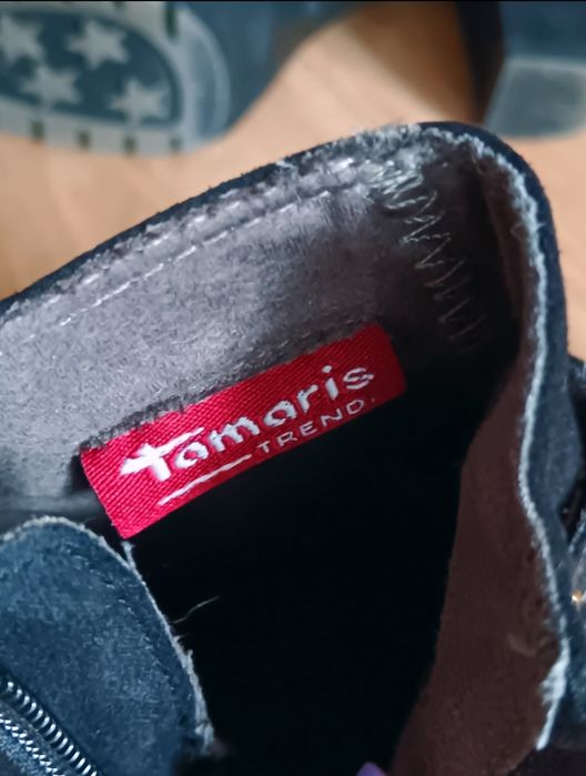 Замшевые Ботильоны