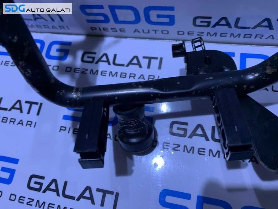 Teava Conducta Traseu Apa Lichid Racire Motor Antigel Skoda Superb 1 1.9TDI AWX AVB AVF BSV BPZ / 2.0TDI BSS BWW 2002 - 2008 Cod 038121065BH [V0293]