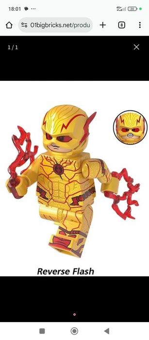 DC Heroes and Antiheroes Lego compatible figurine