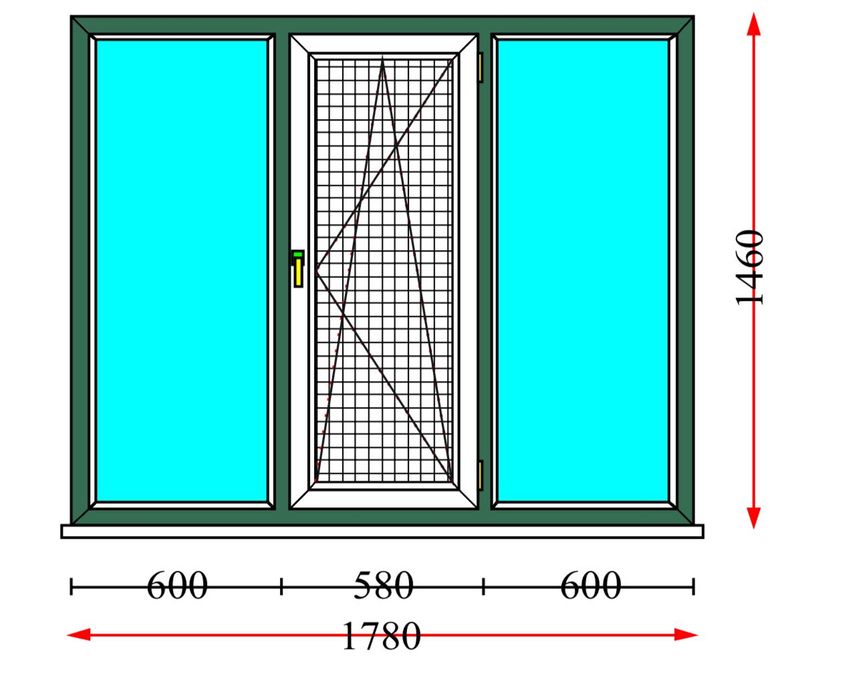 Окно пластиковое