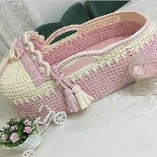 Люльки крючком для новорожденных