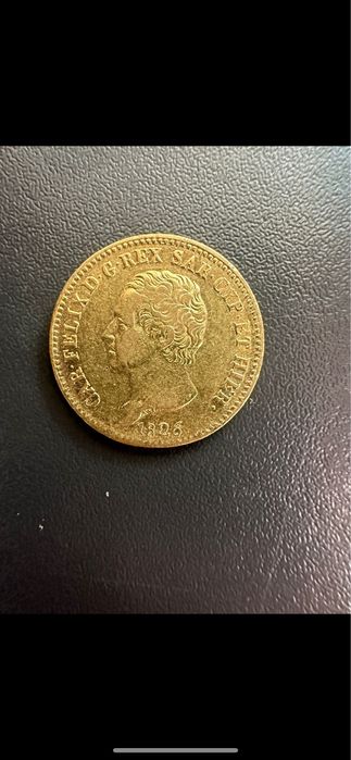 Златна монета Карло Феличе ди Савоя