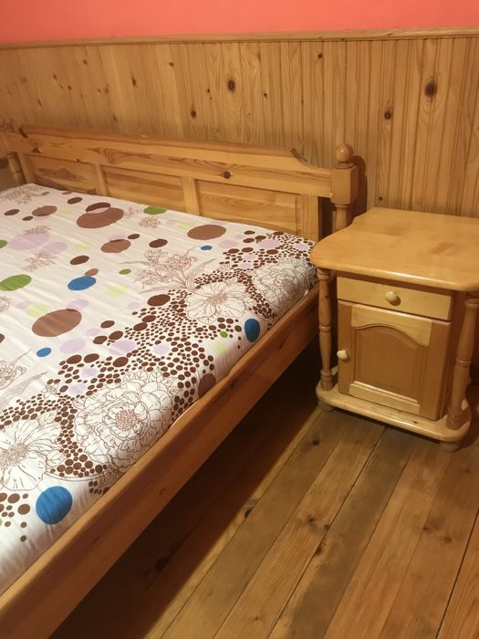 Спалня, легло, тв шкаф, маса, кладенец