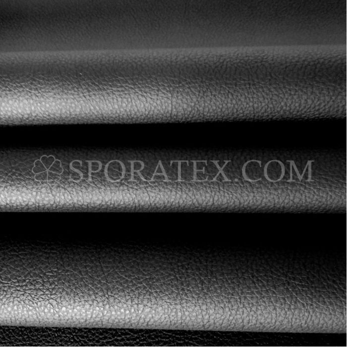 Автомобилна черна изкуствена кожа с различни дизайни