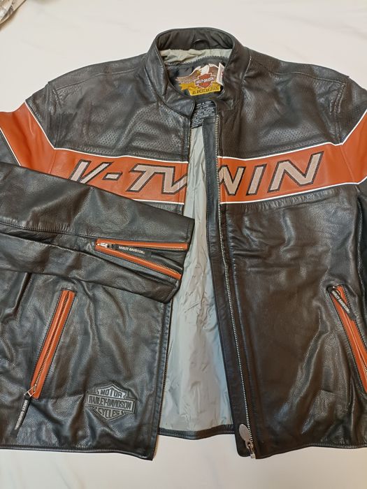 Geaca și pantaloni piele Harley Davidson