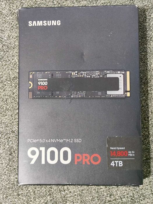 Solid State Drive (SSD) Samsung 9100 PRO 4TB, PCIe Gen 5.0, NVMe, M.2