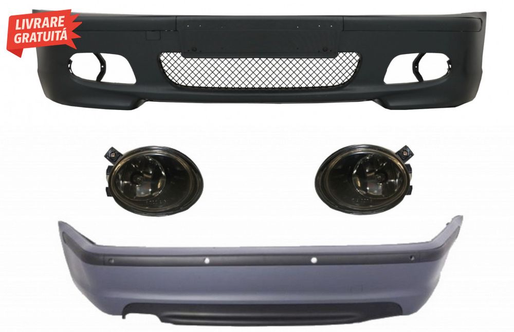 Body Kit Bara fata Bara spate cu PDC BMW Seria 3 E46 4D (1998-2004) si