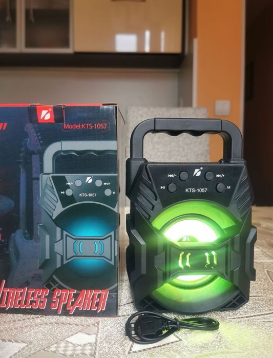 Безжична блутут колонка. Преносим супбуфер (bluetooth)