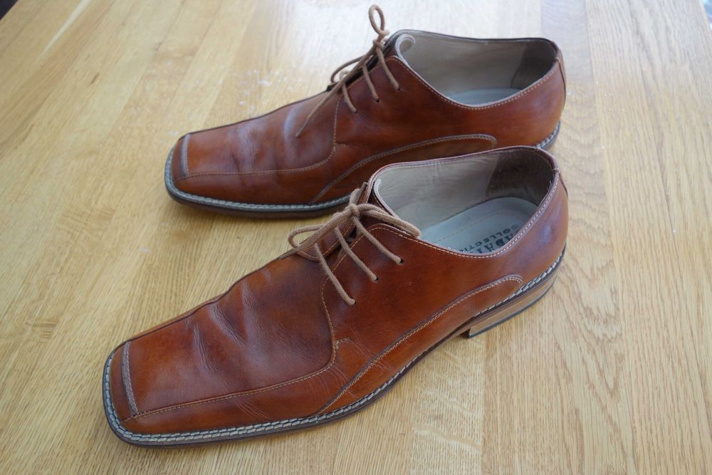 Pantofi piele SABATINI, 45, cognac