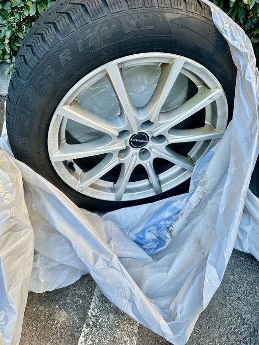 Jante Borbet originale cu cauciucuri de iarna