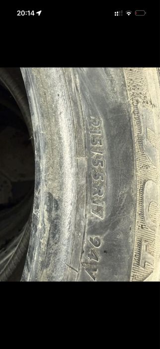 Продам шины летние 17/215/55