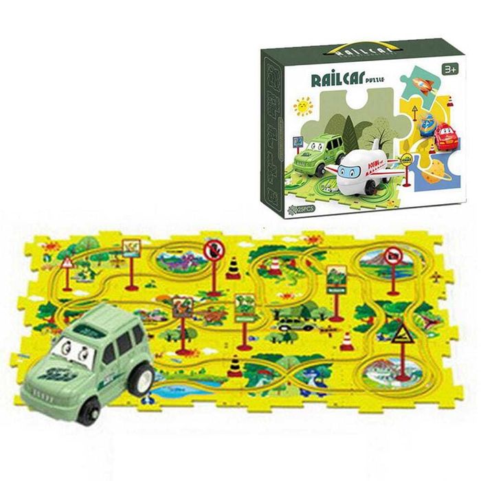 Puzzle educativ pentru copii constructie circuit multiplu integrat