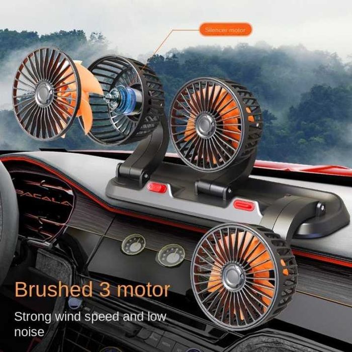Вентилатор за автомобили, камиони, кемпери ТРОЕН 12V или 24V