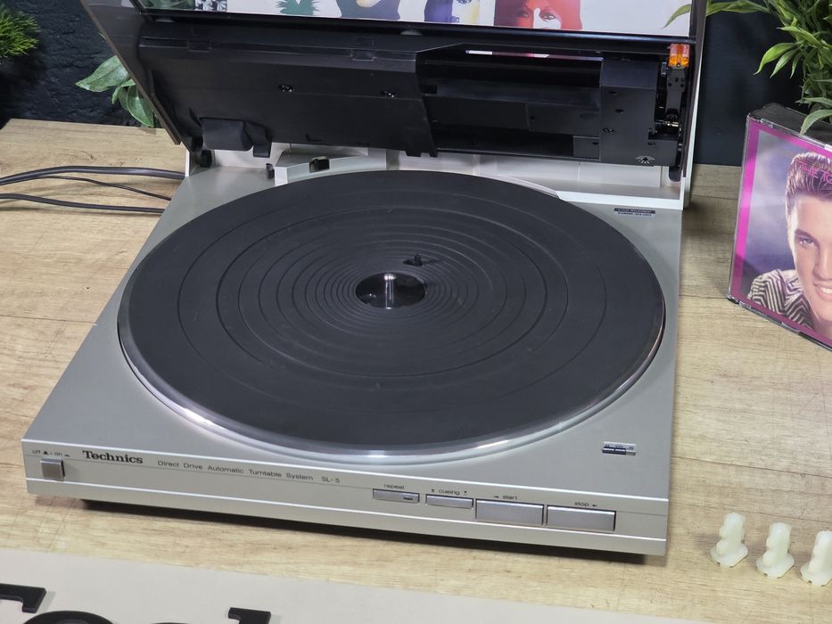 Pick-up TECHNICS SL-5, full automatic,  tangențial linear, direct drive, comenzi  digitale
