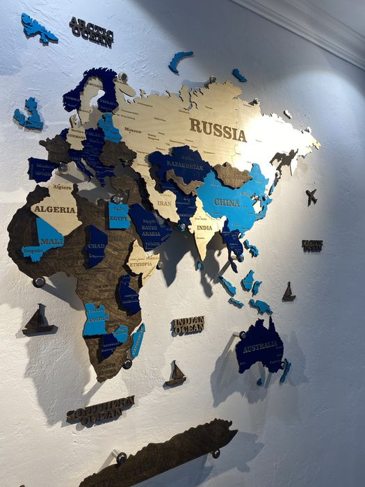 3D xarita, 3д карта мыра, Dunyo xaritasi