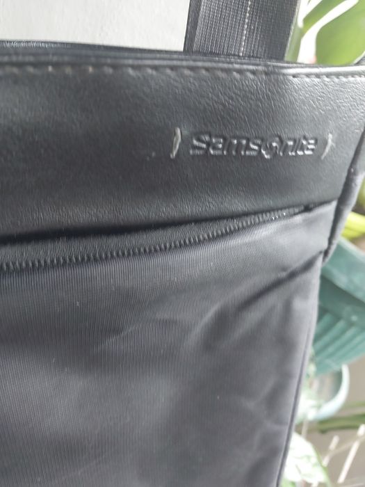 Samsonite Original 100^ Кожа  Мъжка чанта