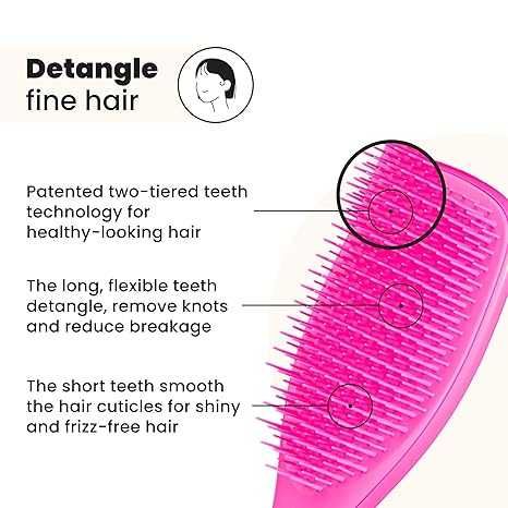 Tangle Teezer Fine & Fragile Ultimate Detangling четка за мокра и суха коса