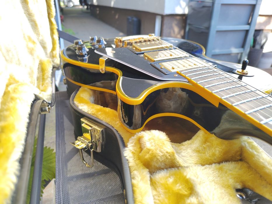 Epiphone Les Paul Joe Bonamassa Black Beauty '58 Custom Inlays Outfit