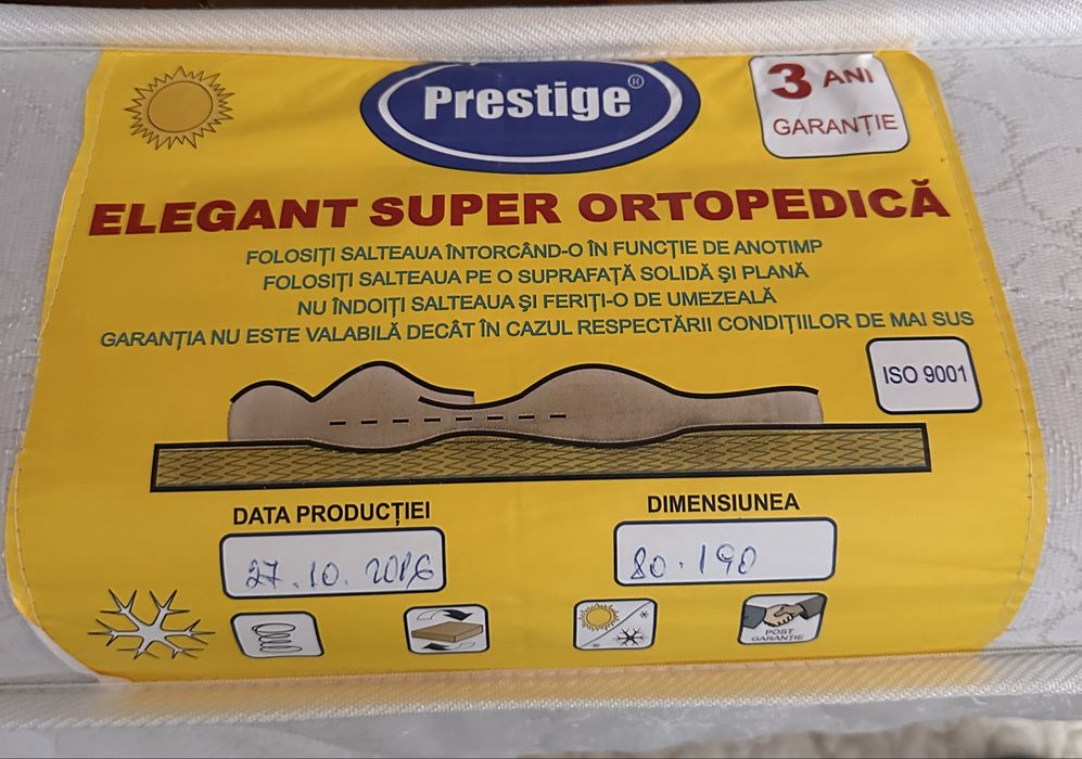 Saltea ortopedică Prestige
