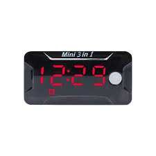Цифров термометър, волтметър, часовник