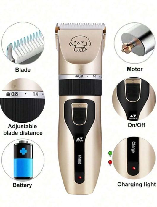 Машинка за подстригване на кучета с Type-C