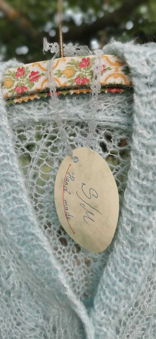 ръчно плетен кардиган, уникален.