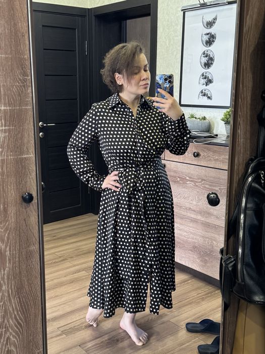 Продам платье в горох