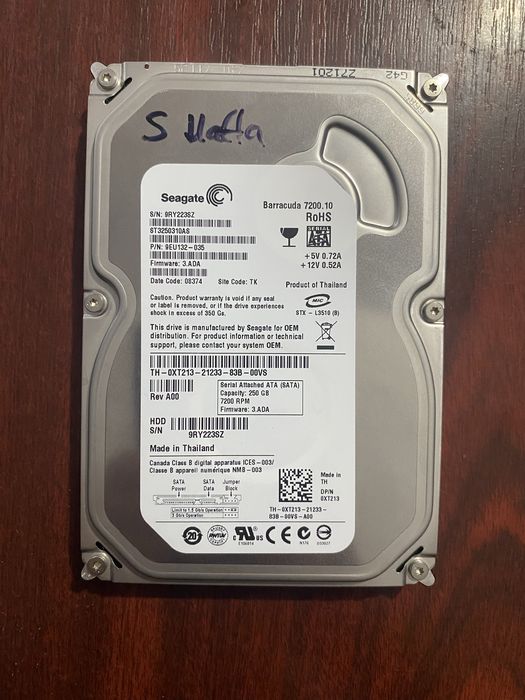 Hard Disk 250 GB