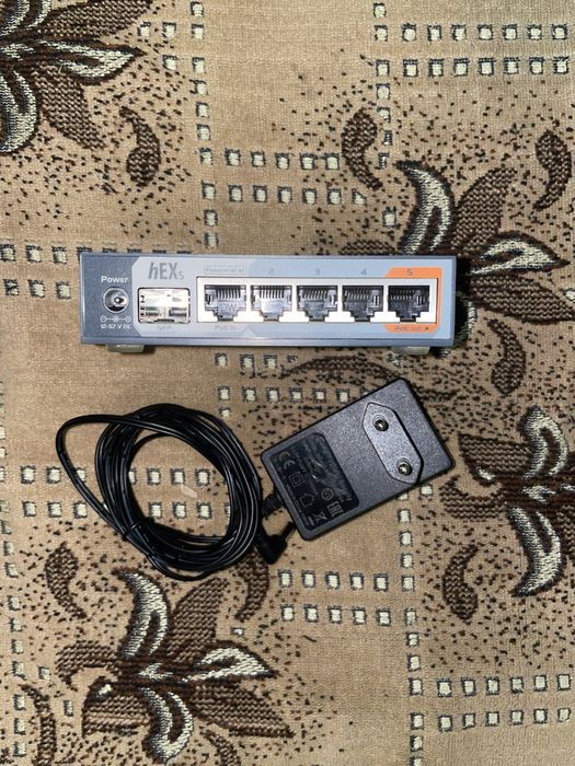 Маршрутизатор MikroTik hEX S (RB760iGS) — SFP, PoE