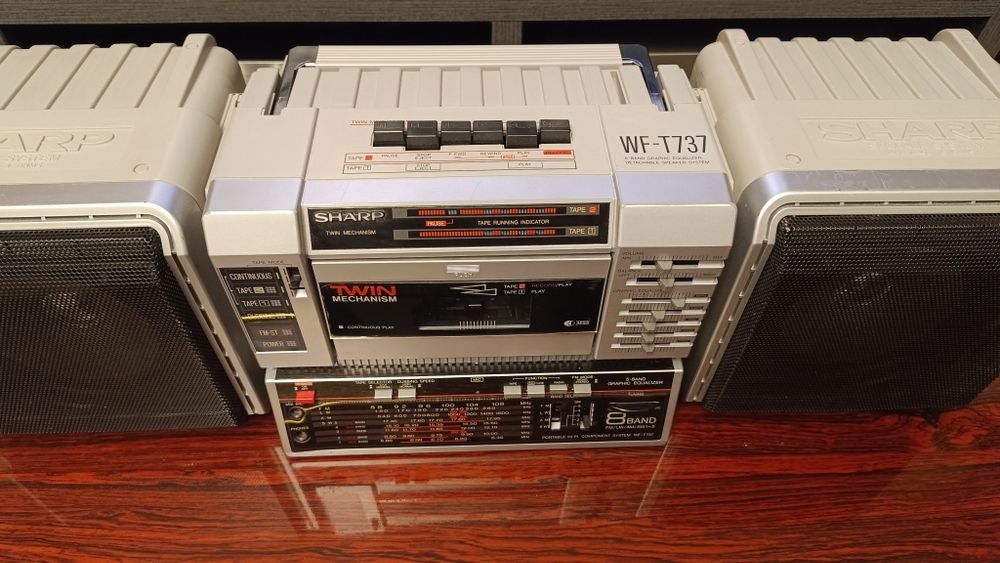 Магнитола Sharp wf-t737(Twin mechanism)