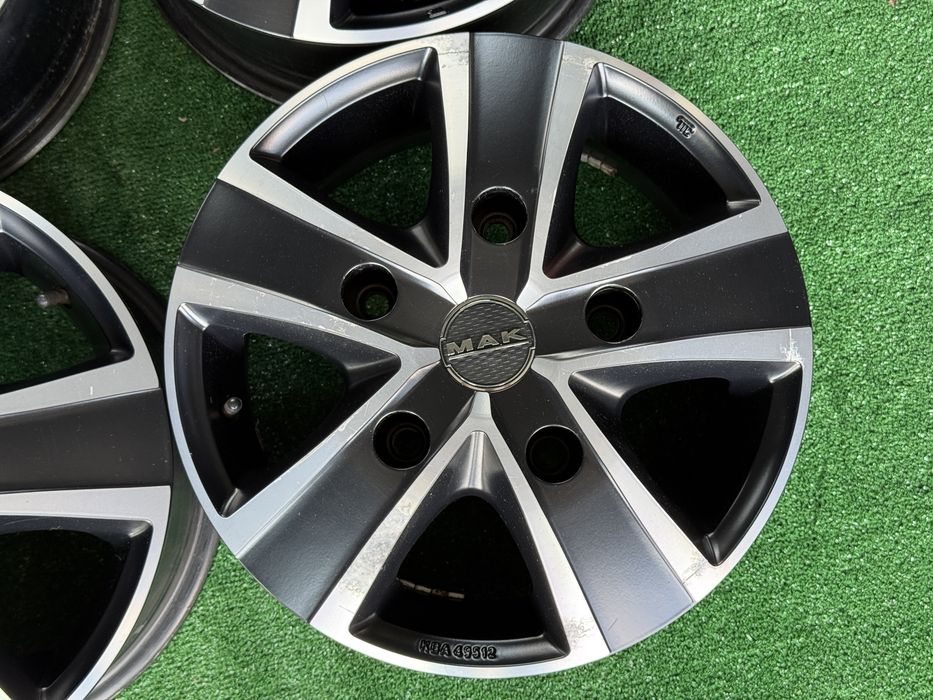 4бр. ОТЛИЧНИ ТОВАРНИ 15” Джанти *MAK* 5х160 за -FORD Transit/FORD Custom- 6.5Jx15H2, ET58