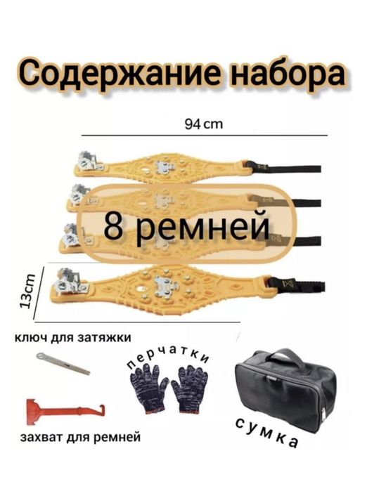 Цепи противоскольжения для автомобилей