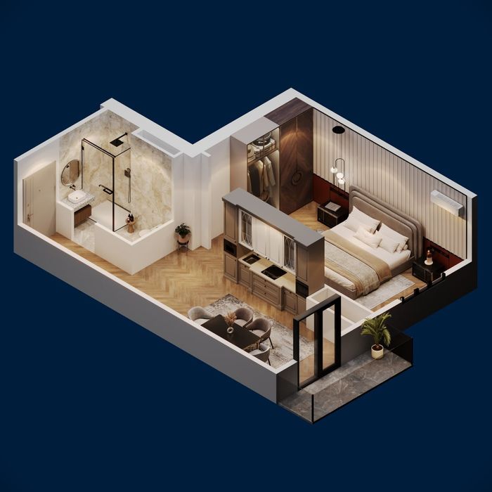 Yakkasaroyda 1 kv 800$ dan uy