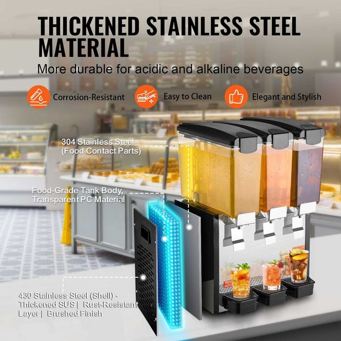 aparat masina dozator sucuri de limonanda dispense bauturi 3 rezervoar