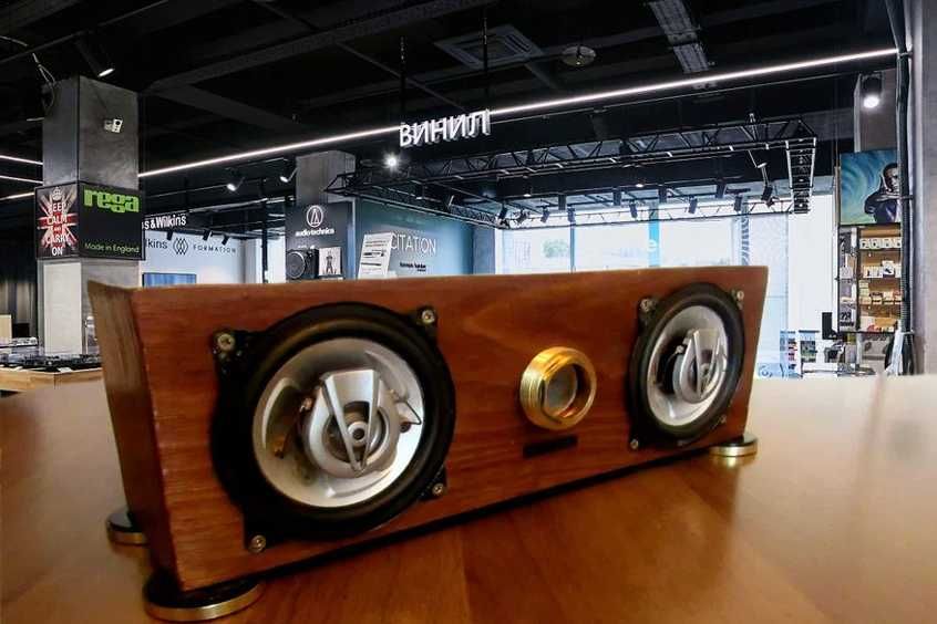 Аудиофильная, стерео колонка «Pioneer» c активным cабвуфером