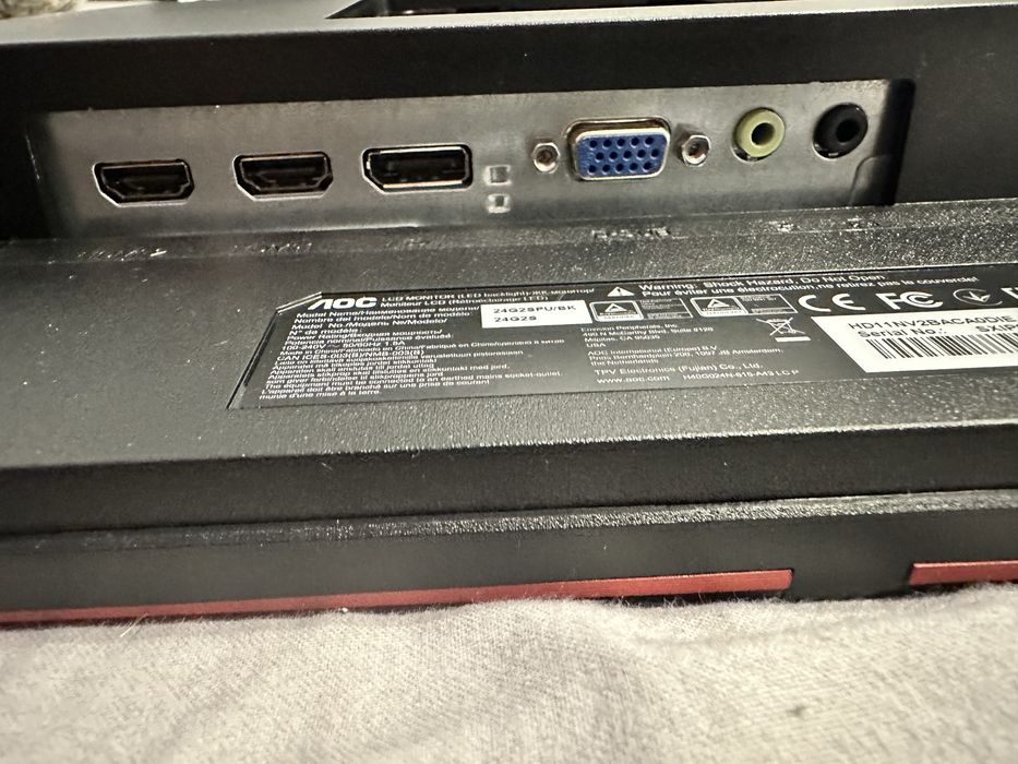 Monitor LED AOC Gaming 24G2SPU