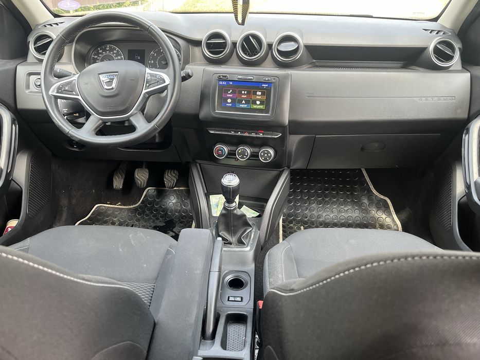 Scaun sofer interior fete de portiera volan din piele airbag pasager Dacia Duster 2018-2024 Faza 2