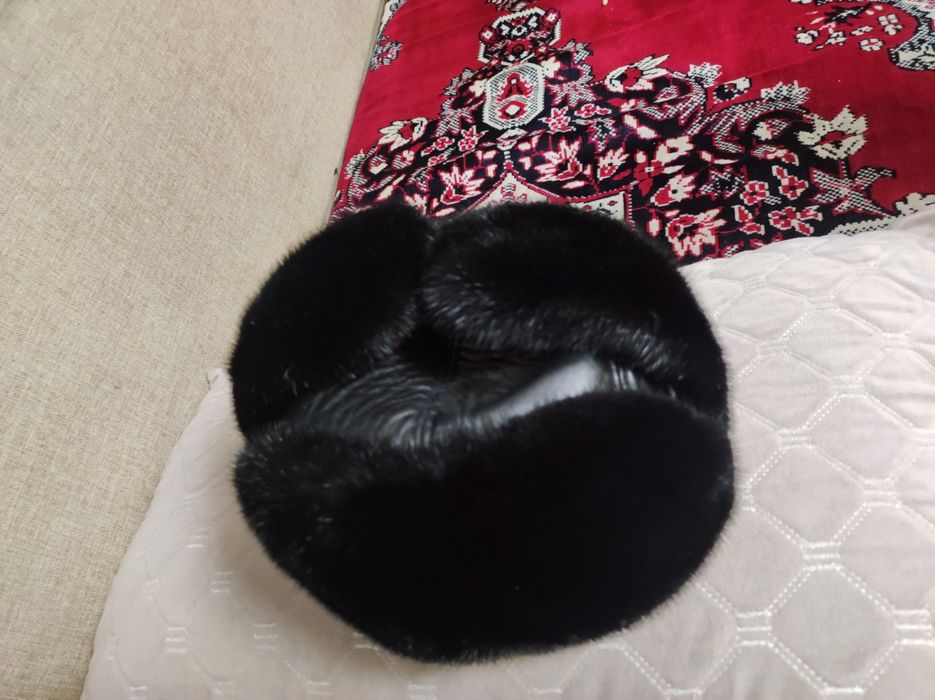 Норка ушанка шапка