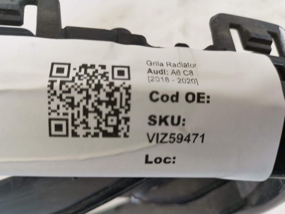 Радиаторна решетка Ауди А6 C8 [ - ] Оригинална Повредена Audi A6 C8 [