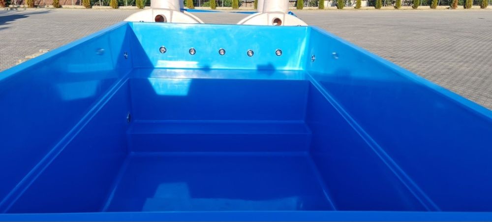 Piscina Minipiscina fibra de sticla 2.2m x 3.75m x 1.2 m