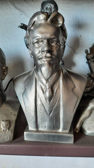 бюст ленин- сталин антиквариат
