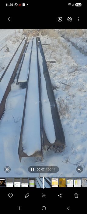 Продам балки 25 и 35