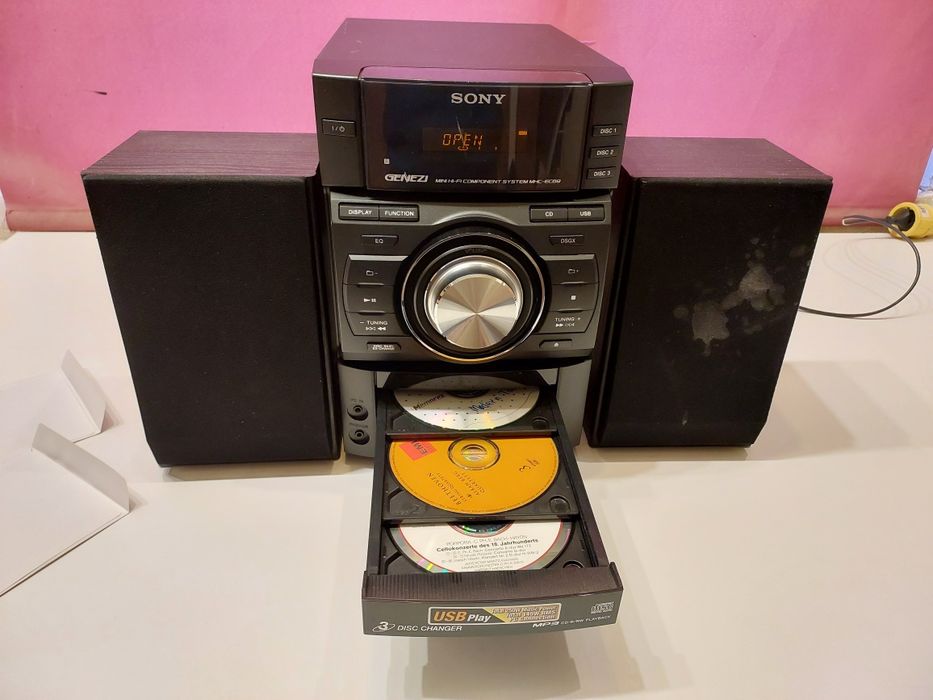 Sistem Sony HCD-EC69+boxe LG. Cd  cu MP3 , usb, tuner. Citiți anunțul