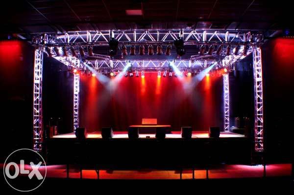 Услуги по прокату звукового и светового оборудования